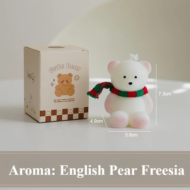 Hoza Bear scented Candle Handmade, Creative, Cute Bear Aromatherapy Candles Home Decoration Creative Handmade Scented Candles Ornaments Animal Modeling Candles