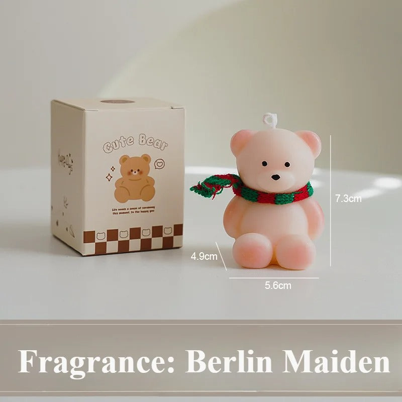 Hoza Bear scented Candle Handmade, Creative, Cute Bear Aromatherapy Candles Home Decoration Creative Handmade Scented Candles Ornaments Animal Modeling Candles