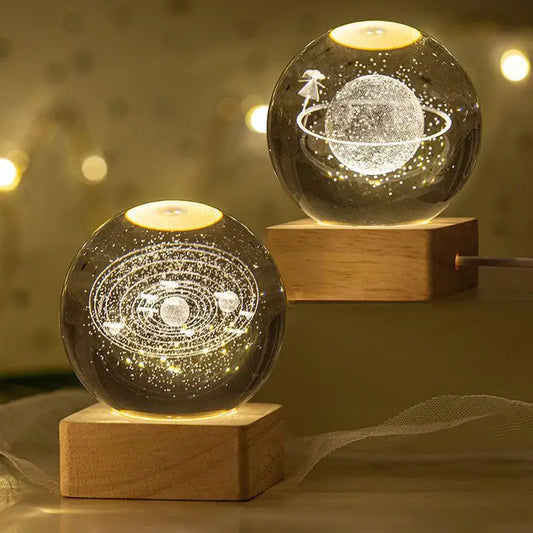 3D Spheres Crystal Ball Holiday Gift kawaii Room Decor Creative Space Sphere Living Room Decoration